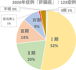 2020年症例「肝臓癌」：123症例