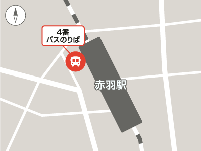 赤羽駅 最寄りのバスのりば