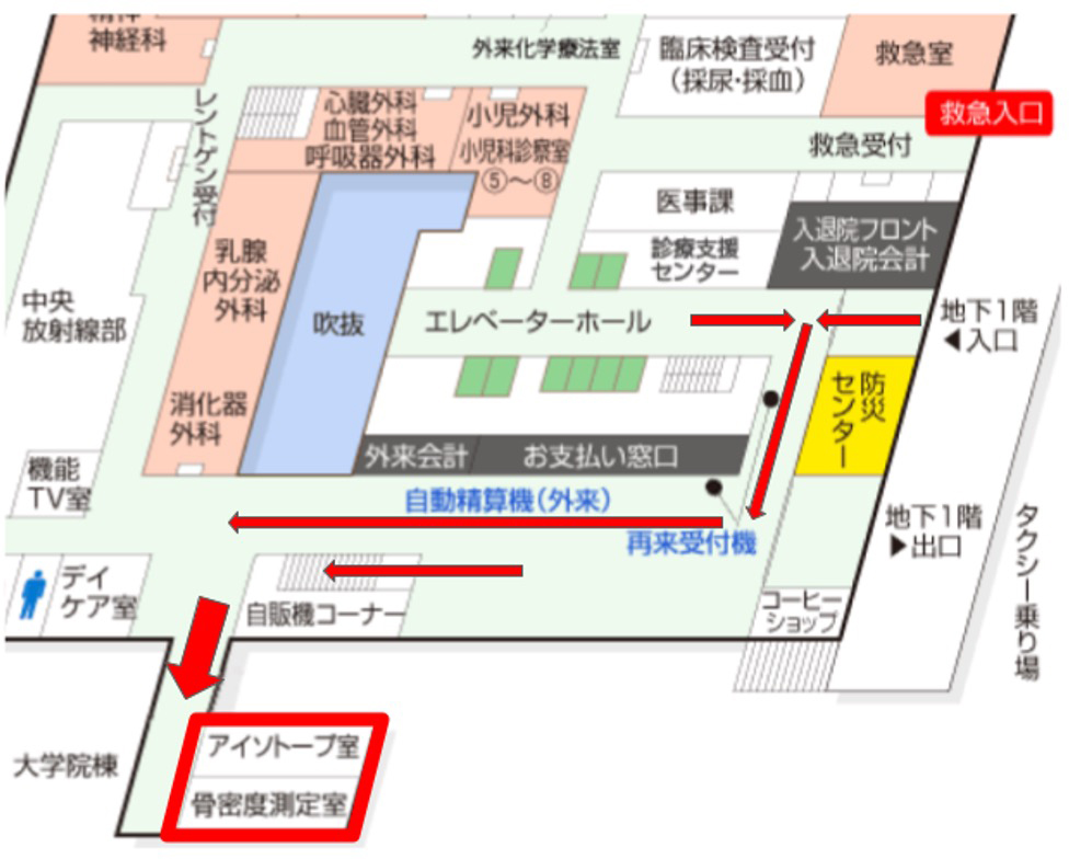 フロアマップ 地下1階